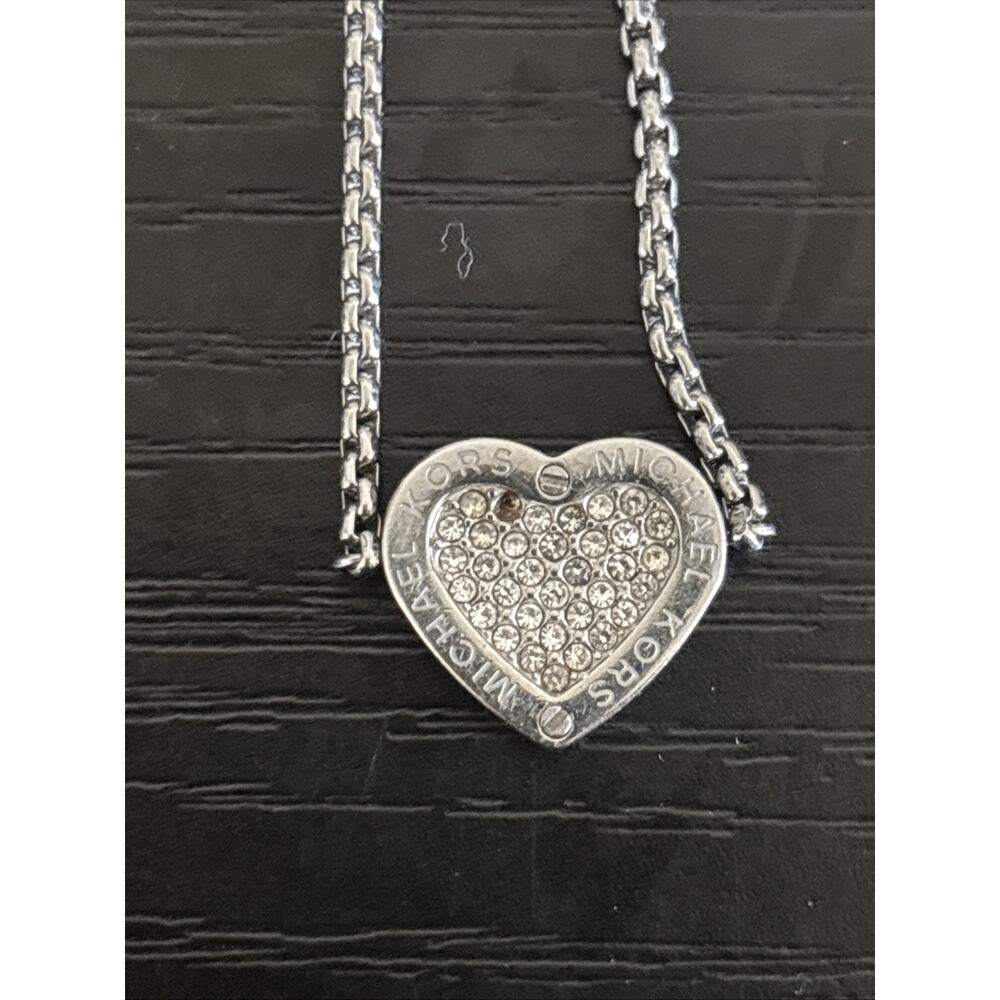 Michael Kors MK Status Logo Heart Pendant Bracelet - Picture 2 of 5